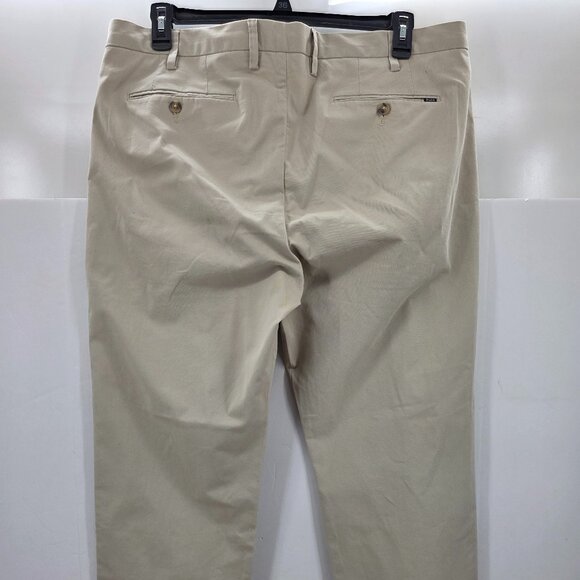 Polo Ralph Lauren Chino Pants Mens Lt Khaki Stretch Straight Fit Sz 38x29.5 - Picture 2 of 13